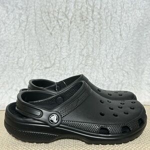 Crocs Heelys Unisex Black Iconic Classic SlipOns Sandal Shoes Wheels SZ M & W 8